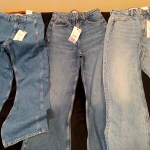 Zara jeans and sandals